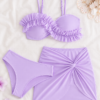 Đồ bơi bikini bé gái xanh mint thanh lịch mùa hè